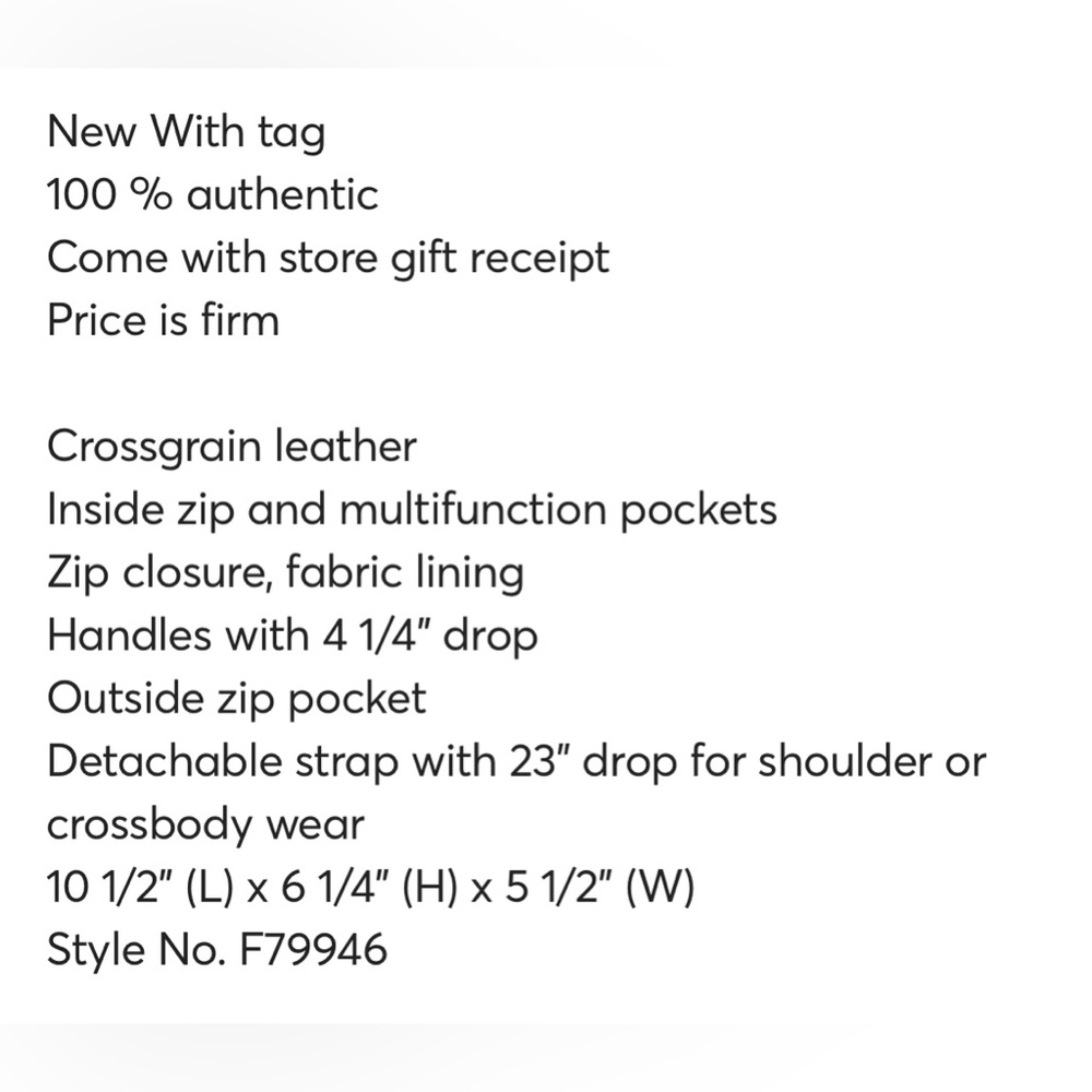 🆕 Coach Rowan Handbag - Picture 7 of 7